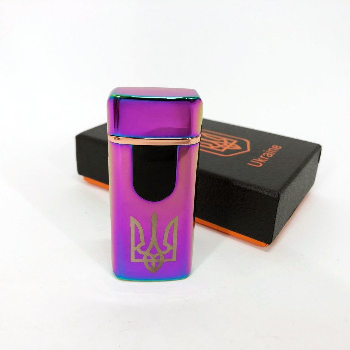 Електрична та газова запальничка Україна, акумуляторна запальничка спіральна HL-431. Колір: хамелеон