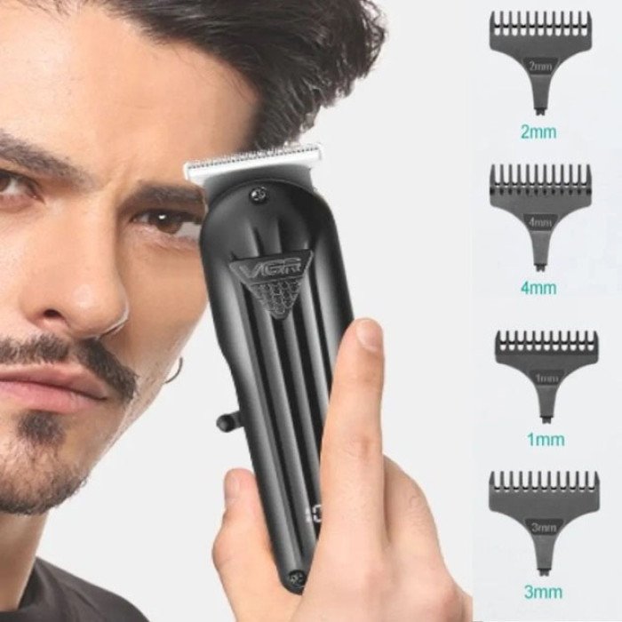Машинка для стрижки волосся VGR V-982 LED Display, професійна електробритва, підстригальна машинка