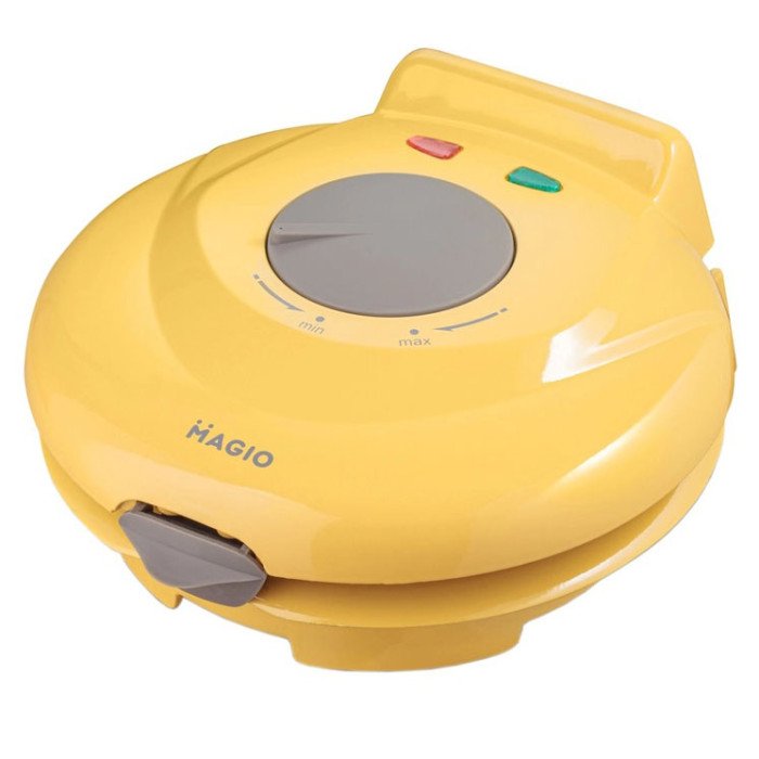 Вафельниця кругла Magio MG-397 1 секція 750 Вт, Електровафельниця для тонких вафель, електрична