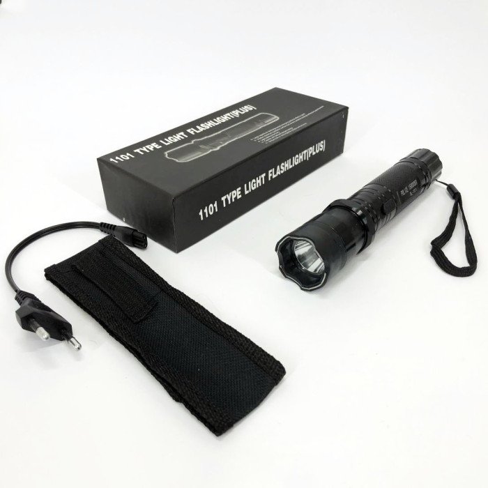 Світлодіодний ліхтарик з відлякувачем Police BL-1101 ЗУ 220В + чохол, ліхтар ручний тактичний