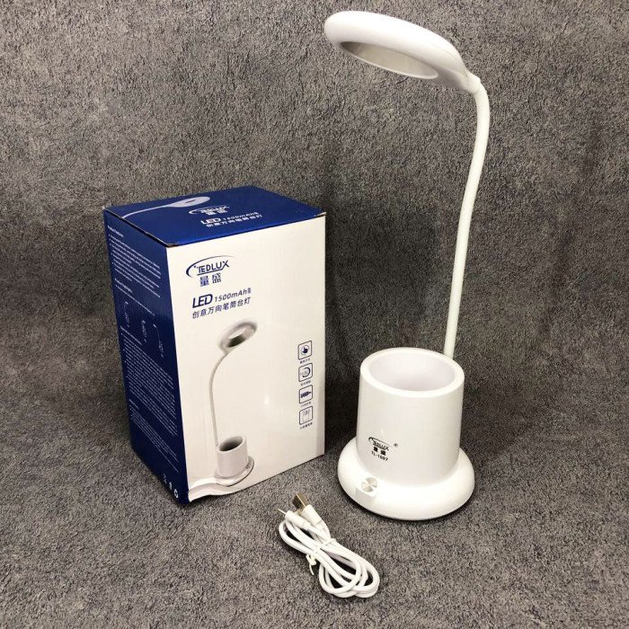 Настільна лампа TaigeXin LED TGX 1007, настільна лампа для школяра, настільна лампа на гнучкій ніжці