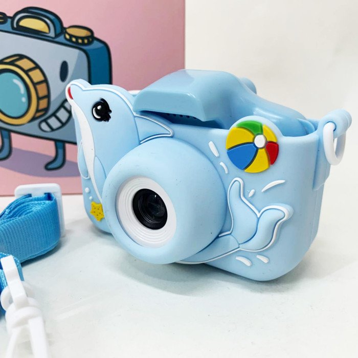 Дитячий цифровий фотоапарат + чохол ET015