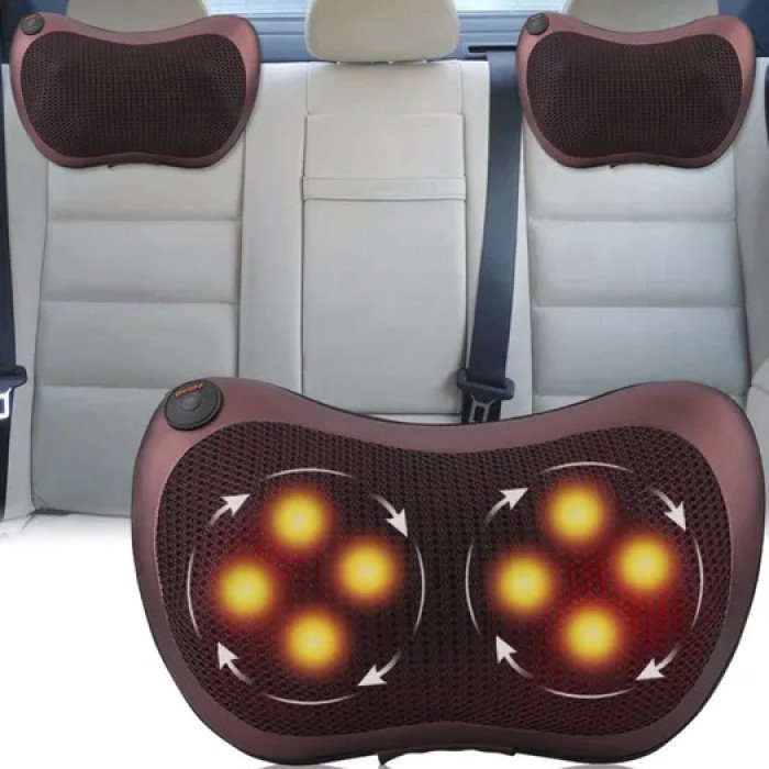 Масажна подушка Car and Home Massage Pillow, масажер для шиї автомобільний