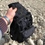 Чорна чоловіча сумка тактична нагрудна Тактичний похідний військовий рюкзак Рюкзак чоловічий військовий