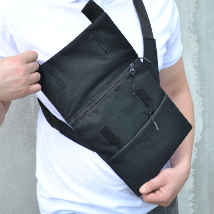 Набір: Сумка з кобурою + ліхтар тактичний POLICE BL-X71-P50