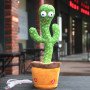 Інтерактивна іграшка Dancing cactus розмовляє танцюючий кактус, м'яка іграшка кактус, Плюшевий кактус
