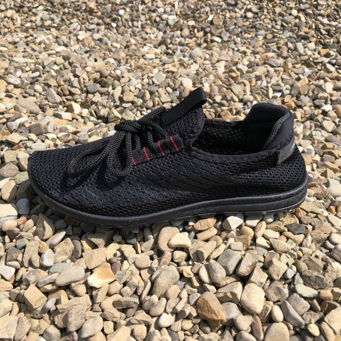 Тонкі кросівки | Мякі чоловічі кросівки | 43 Розмір. Кросівки з тканини, що дихають. Модель 45112. Колір: чорний