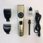 Машинка для стрижки волосся бездротова VGR V-031, тример для бороди вусів 2 насадки, окантувальна машинка