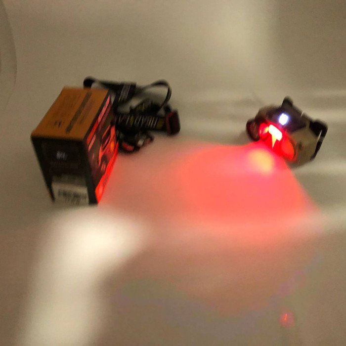 Ліхтар налобний CH-8825-3P35+COB(white+yellow)+RGB, Ліхтар на голову діодний, Ліхтар акумуляторний