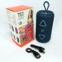Bluetooth колонка портативна TG656 FM-радіо, потужна переносна акустична колонка. Колір: синій