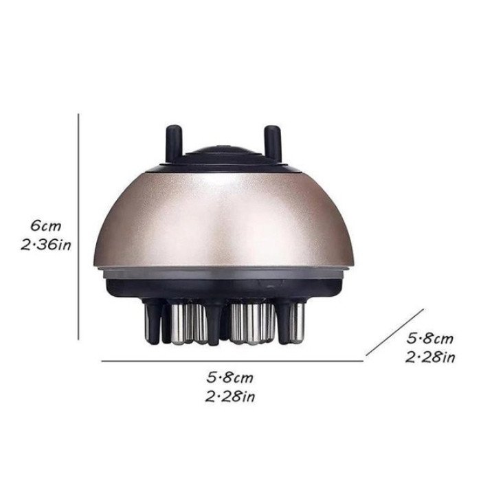 Гребінець для догляду за волоссям, масажний аплікатор для лікувальних олій 30мл