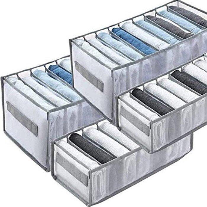 Комплект органайзерів 4 шт для зберігання речей та білизни