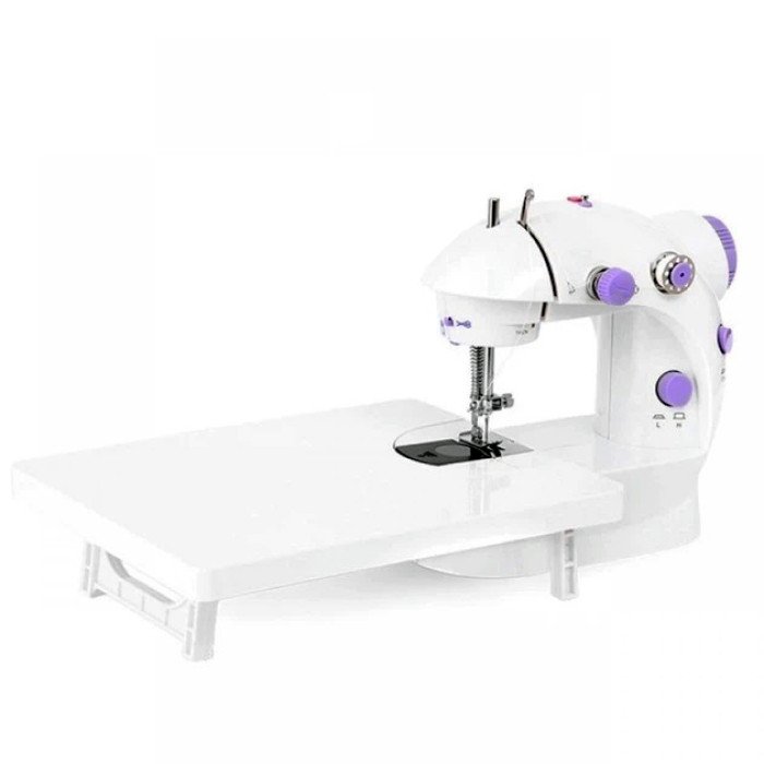 Міні швейна машинка 4 в 1 з педаллю та адаптером Mini Sewing Machine FHSM 202 з дошкою