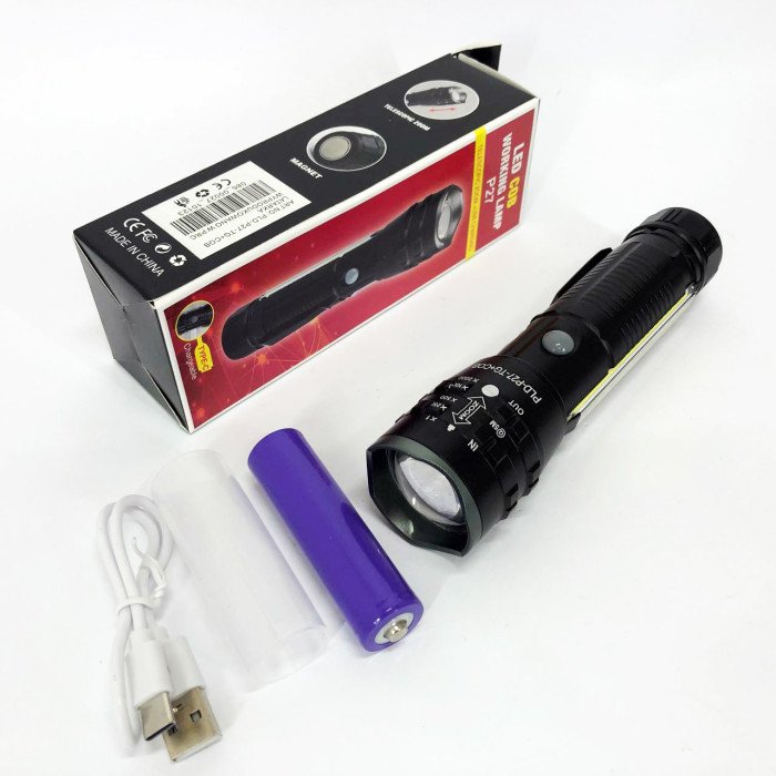 Кишеньковий ліхтарик PLD-P27 White Laser LED PM10-TG+COB, Надпотужний ліхтарик, Підствольний ліхтарик