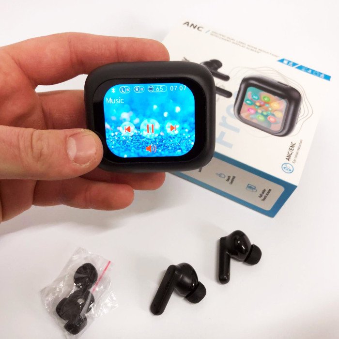 Бездротові навушники LX-10 TWS Earbuds з LED дисплеєм Bluetooth бездротові навушники затички. Колір: чорний