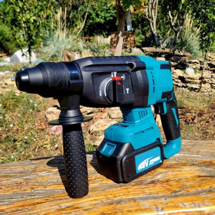 Перфоратор акумуляторний безщітковий KRAFFTEC 48V 2 акб 4.0AH дриль на акамуляторі для дому в кейсі