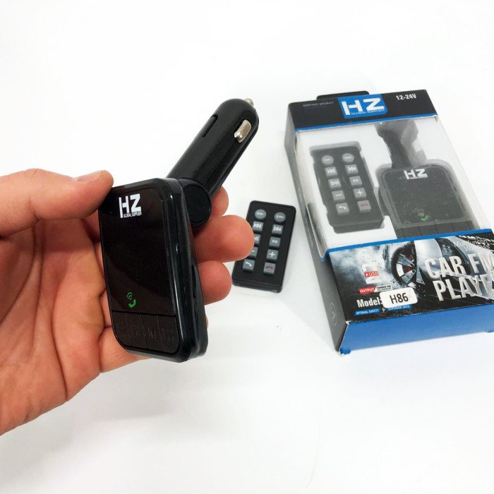 Трансмітер/модулятор H86BT, FM модулятор з bluetooth, FM трансмітер в машину, Якісний фм модулятор