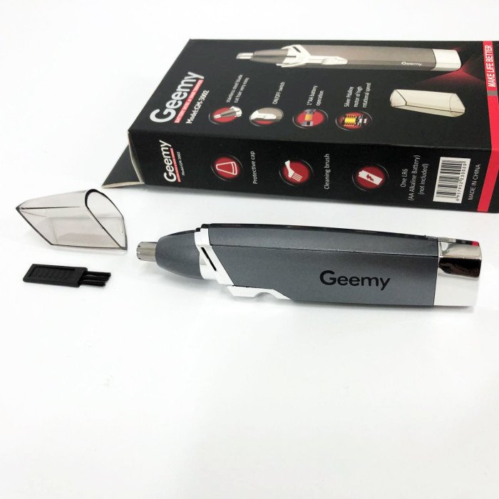 Універсальний вібраційний триммер для носа та вух Gemei GM-3002 на батарейках