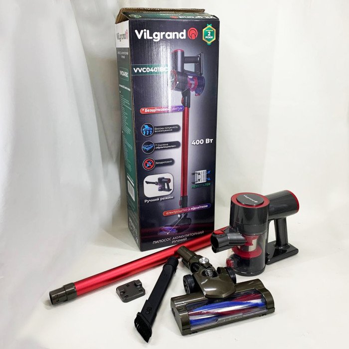 Пилосос ручний VILGRAND VVC0401BС