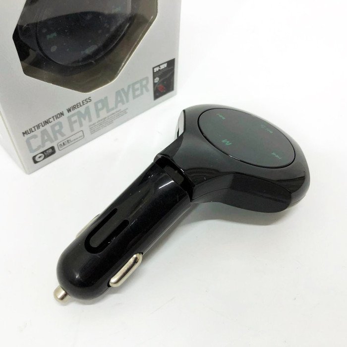 Трансмітер Автомобільний FM модулятор FM H29 BT, Модулятор для мобільних пристроїв в авто. Колір: чорний