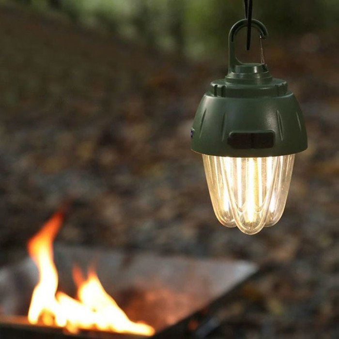 Ліхтар кемпінг вольфрамова лампа на сонячній батареї 899-SMD(RGB)+COB