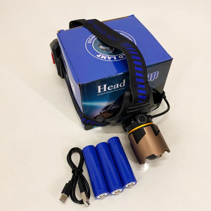 Ліхтар налобний A49-TG 3x18650