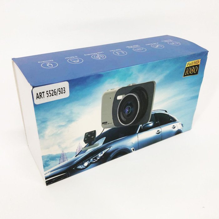 Відеореєстратор автомобільний MHZ DVR CT503 1080P з двома камерами, Реєстратор з камерою на машину