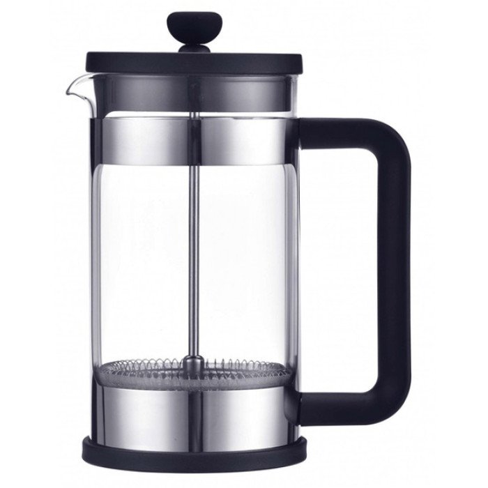 Френч-прес Заварник для чаю та кави Con Brio CB-6560 600 мл, Чайник заварювальний скляний якісний
