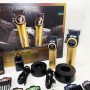 Набір VGR 2 в 1 V-001 V-977 GOLD, акумуляторна машинка для стрижки та триммер. Колір: золотий