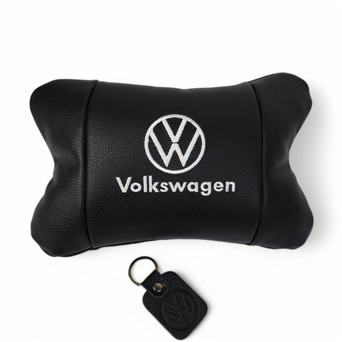 Шкіряна подушка на підголівник Volkswagen – ортопедична для авто