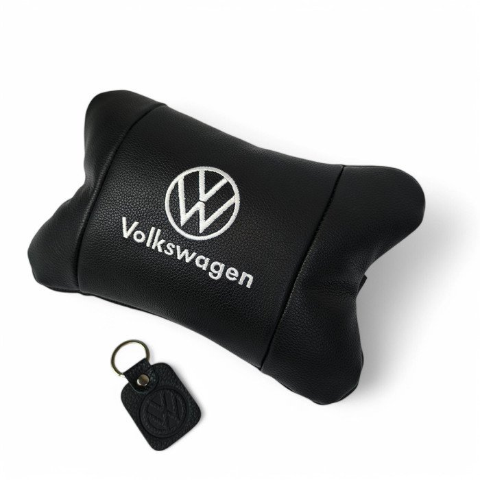 Шкіряна подушка на підголівник Volkswagen – ортопедична для авто