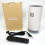 LED Проектор для дому портативний Смарт з WiFi, Bluetooth, Android 11, білий, 1280х720р