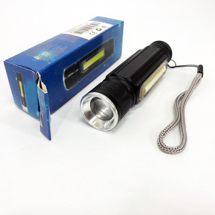 Ліхтарик портативний світлодіодний Police BL-516/616-T6-COB з USB-зарядкою, магнітом та функцією зуму