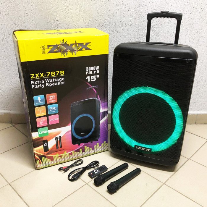 Акустична переносна колонка ZXX-7878/8161 600 Вт 15