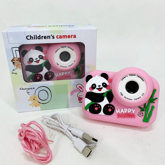 Дитячий фотоапарат Панда Pink