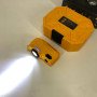 Багатофункціональний армійський ліхтар D50-SMD - індикація заряду, запальничка. Колір: жовтий