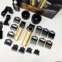 Набір VGR 2 в 1 V-001 V-977 GOLD, акумуляторна машинка для стрижки та триммер. Колір: золотий