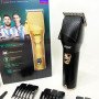 Акумуляторна машинка для стрижки волосся VGR V-280 з дисплеєм та насадками якісна. Колір: чорний