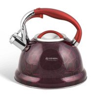Чайник із свистком Edenberg EB-1910 з турбо індукційним дном 3л Red