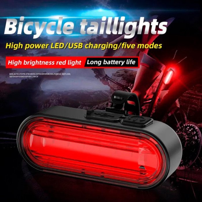 Велосипедний ліхтар задній габаритний AH20-7SMD