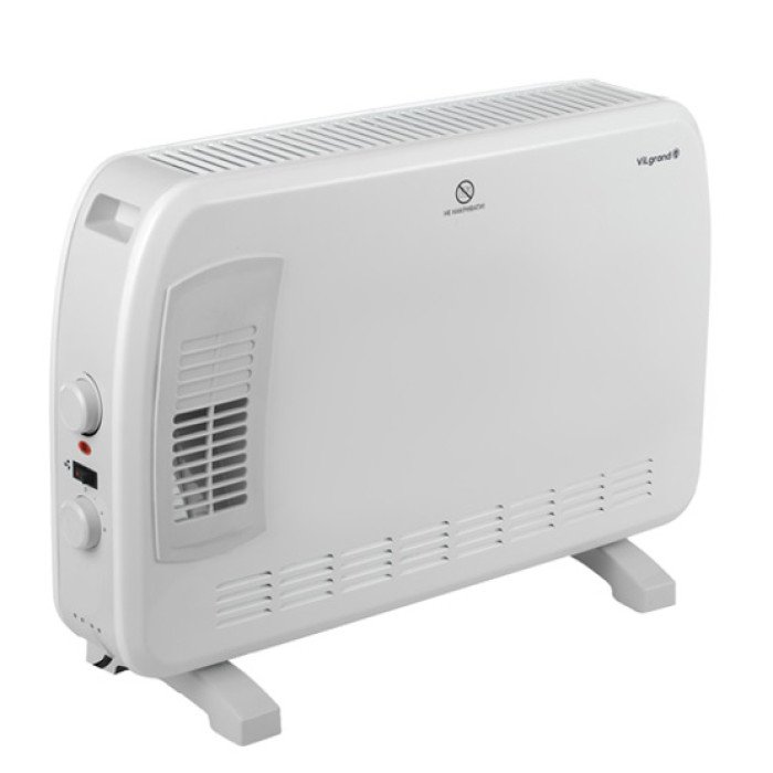 Конвектор електричний обігрівач ViLgrand VCH7133TR 2 кВт TURBO прискорений обігрів 6 режимів 22м