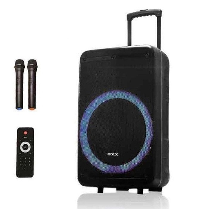 Акустична колонка з акумулятором ZXX-7676 200Вт портативна переносна колонка Bluetooth на колесах
