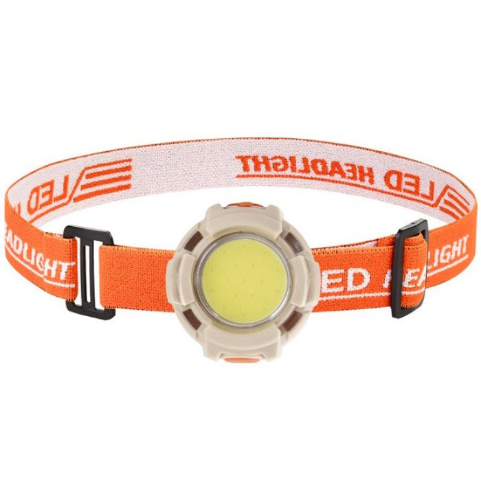 Ліхтар налобний CY-2026-B-COB+2LED(red)+2LED(blue)