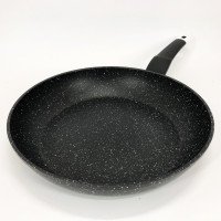 Сковорода UNIQUE UN-5137 28 см граніт темний, Сковорода з антипригарним покриттям для газової плити