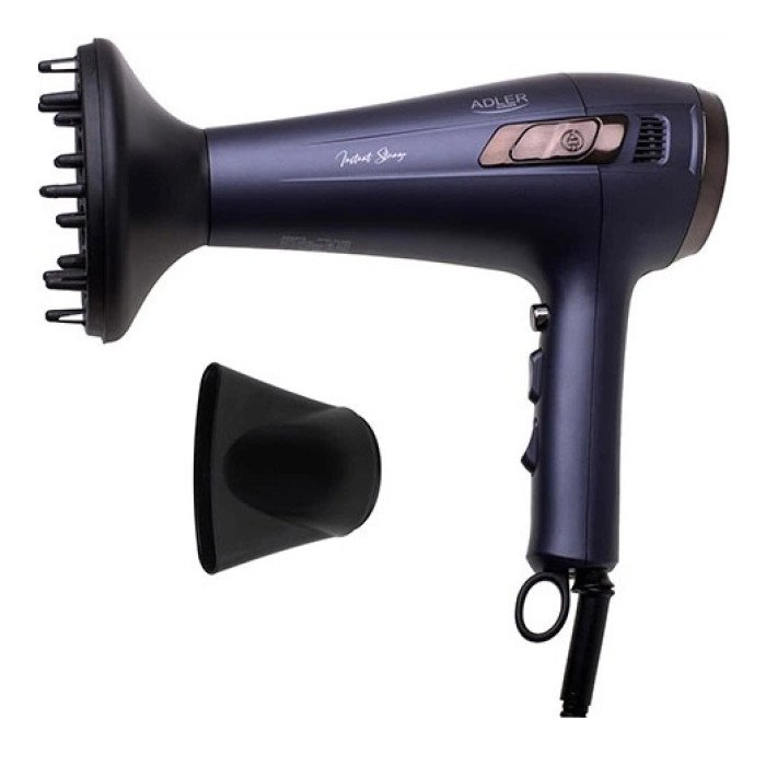 Фен з втягуючим шнуром Adler AD 2273 2400Вт