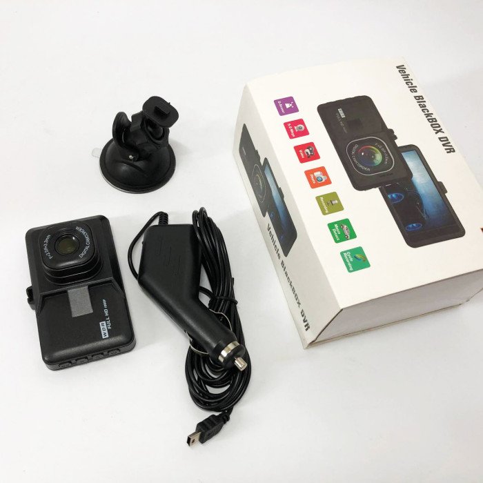 Автомобільний відеореєстратор 626-2, LCD 3", Angel Lens, 1080P Full HD, металевий корпус