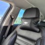Автомобільні подушки Chevrolet з натуральної італійської шкіри + шкіряний брелок у подарунок