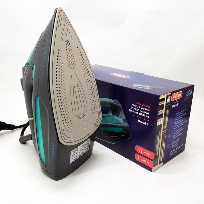 Праска Magio MG-533, Ефективна парова праска для одягу, Парова праска для домашнього використання