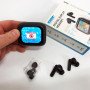 Бездротові навушники LX-10 TWS Earbuds з LED дисплеєм Bluetooth бездротові навушники затички. Колір: чорний