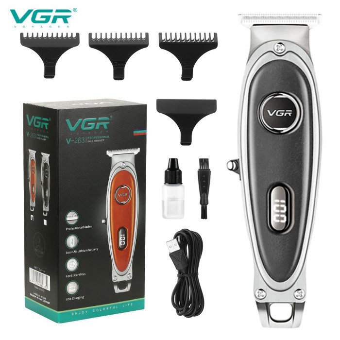 Тример VGR V-263 BLACK. Колір: чорний